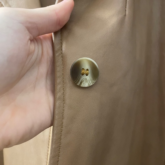 Danier Leather Brown Coat - Picture 5 of 7